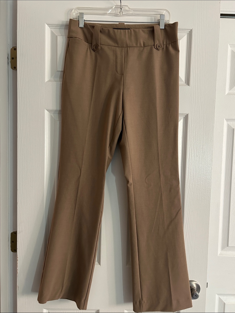 Rekucci Women’s Boot-Cut Dress Pants in Taupe Size 8